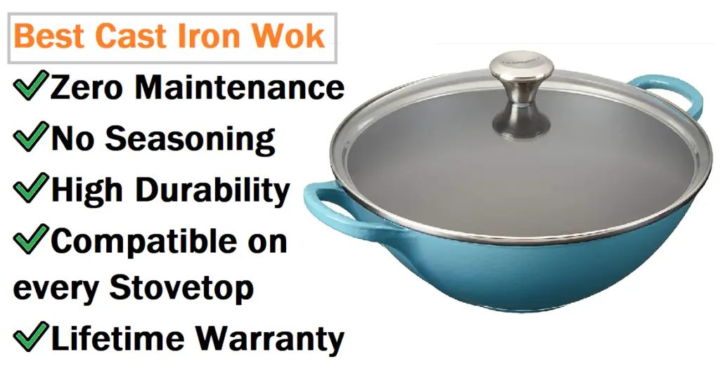 best cast iron wok - cast iron or carbon steel wok