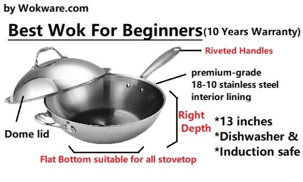 Beginner friendly best wok on the market Cooks standard stainless steel wok