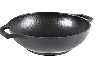 Lodge pro logic - cast iron or carbon steel wok