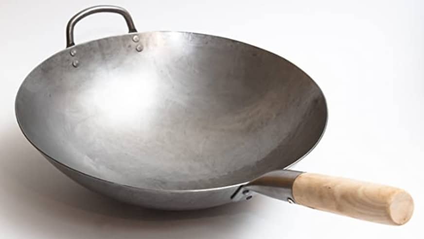 hand hammered wok