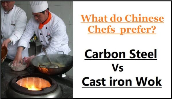 carbon steel vs cast iron wok - chinese chefs prefer which material