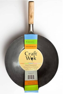 craft wok carbon steel made best wok for stir fry hand hammered review
