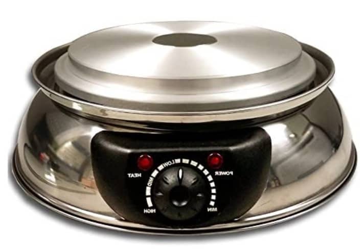 stainless steel best affordable electric wok shabu hot bot with divider and removable cooking pot