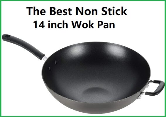 top non stick wok t-fal ultimate hard anodized 14 inch flat bottom