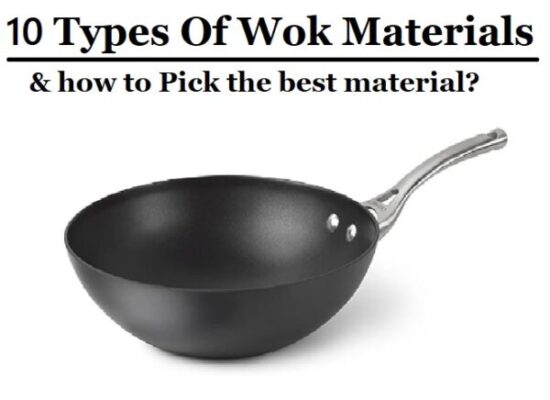 best wok material - different types of wok