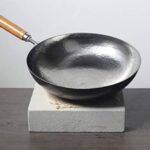 Mecete Wok pan 4th Generation, Traditional best Hand Hammered Carbon Steel Wok Review
